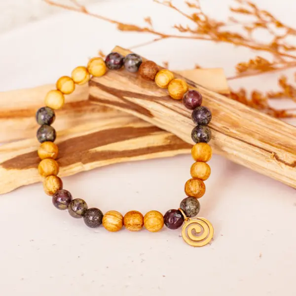 Palo Santo Armband - Jaspis | Spirale